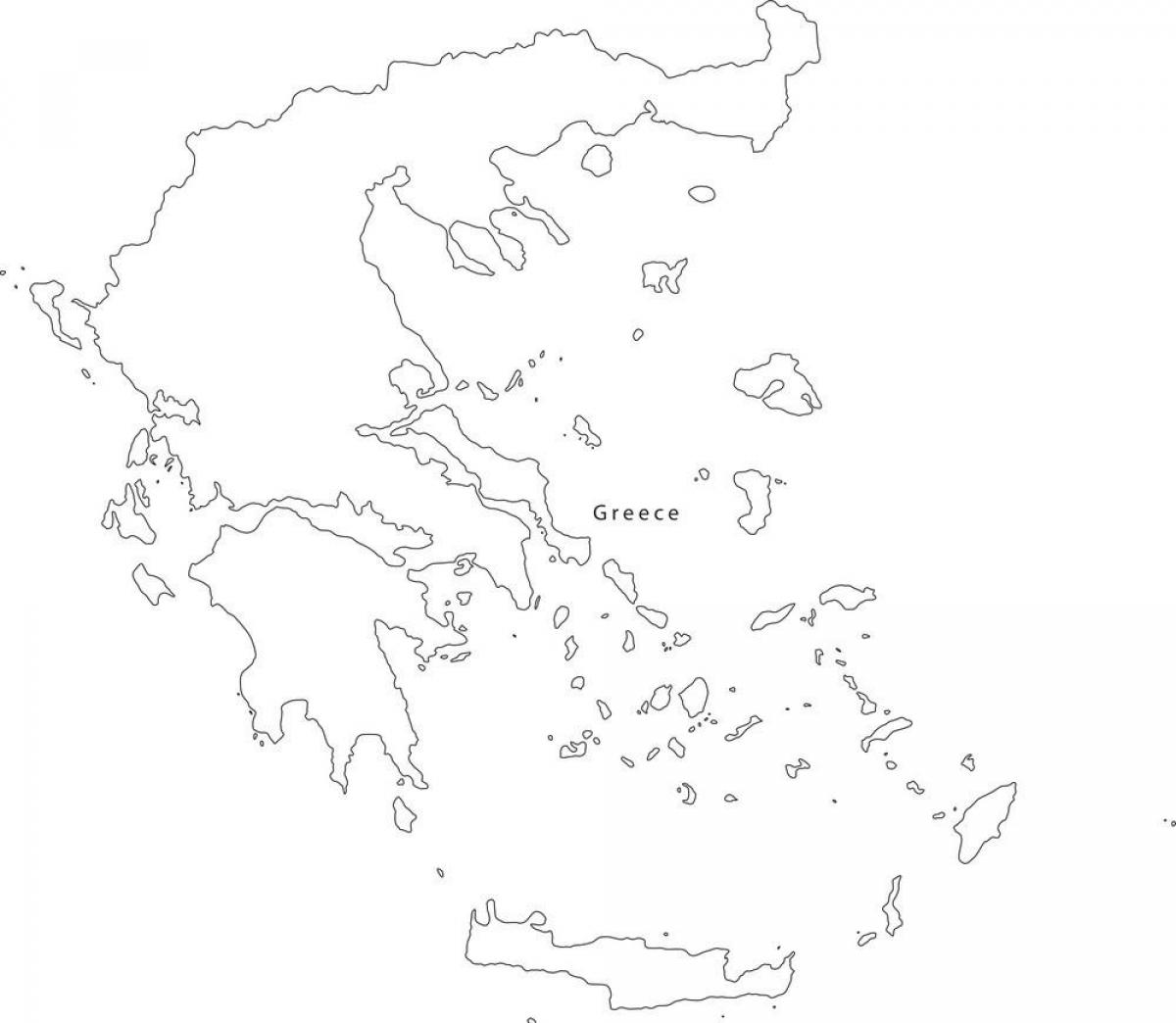 векторная карта Греции