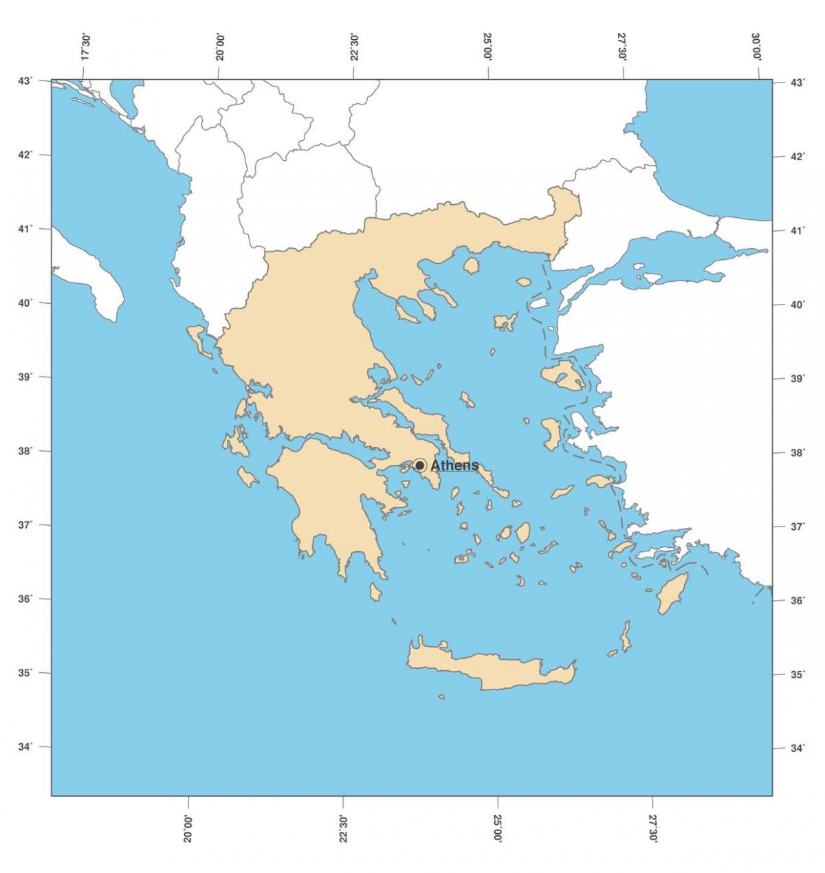 карта столицы Греции